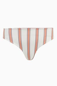 Sunset Waves Reversible Bikini Bottom with Stripes