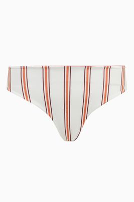 Sunset Waves Reversible Bikini Bottom with Stripes Sunset Waves Reversible Bikini Bottom with Stripes