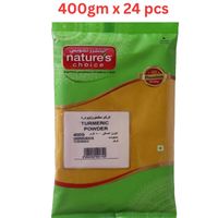 Natures Choice Turmeric Powder, 400 gm Pack Of 24 (UAE Delivery Only)