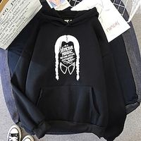 Inspired by Wednesday Addams Addams family Wednesday Hoodie Cartoon Manga Anime Front Pocket Graphic Hoodie For Men's Women's Unisex Adults' Hot Stamping 100% Polyester Lightinthebox - thumbnail
