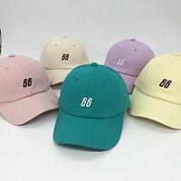 1pcs Kids / Toddler Unisex Basic Birthday / Casual / Daily Wear Cartoon / Number Stylish Cotton Hats  Caps Purple / Yellow / Blushing Pink S miniinthebox - thumbnail