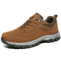 Large Size Men Suede Outdoor Wear Resistant Hiking Shoes