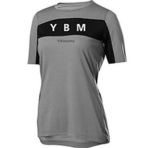 CAWANFLY Women's Short Sleeve Cycling Jersey Summer Dark Gray Bike Top Mountain Bike MTB Road Bike Cycling Quick Dry Sports Clothing Apparel  Micro-elastic Lightinthebox