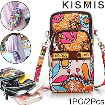 KISMIS 1PC 10 Style Fashion Women Sports Square Bag Mini Cell Phone Pouch Crossbody Shoulder Bags miniinthebox