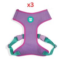 Zee Dog Aura Adjustable Air Mesh Harness Medium (Pack of 3)