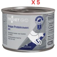 Trovet Unique Protein Rabbit Dog & Cat Wet Food Can 200G (Pack of 5)