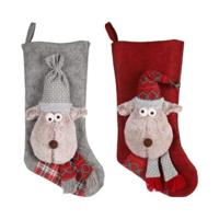 Flamingo Renda Reindeer Sock Christmas Cat Toy