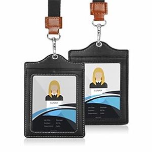 Id Card Holder Work Carda Document Holder Id Card Leather Set Work Card 