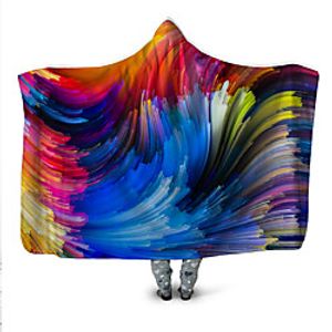 Multifunctional Blankets, Geometric Polyester Warmer Comfy Blankets Lightinthebox