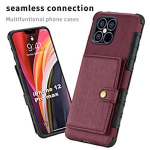 Wallet Case for iPhone 12 Pro Max iPhone 12 Mini Shockproof Back Cover with Card Holder for iPhone 11 Pro Max XR XS MAX X 7 8 Plus miniinthebox