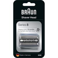 Braun Series 8 Cassette 83M Electric Shaver Head Replacement Silver, For Series 8 - thumbnail