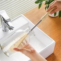 4PCS Cup Brush Cleaning Long Handled Small Brush Wall Breaking Machine Special Water Cup Cleaning Tool Cup Brush Baby Bottle Washing Set miniinthebox