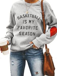 Heart & Letter Print Crew Neck Long Sleeves Sweatshirt