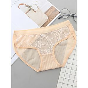 Women's 1 PC Lace G-strings  Thongs Panties Low Waist White Red Black One-Size Lightinthebox