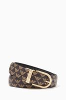EA Classic Buckle Reversible Belt in Eco Leather EA Classic Buckle Reversible Belt in Eco Leather