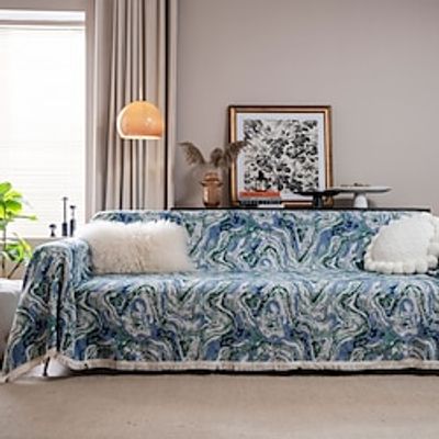 Vintage Sofa Throw Blanket Soft Cozy Cotton Polyester Blend Sofa Cover Floral Slipcover Sofa Towel for Couch Sofa Chair Bed Living Room Lightinthebox