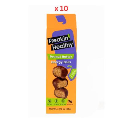 Freakin Healthy Protein Balls Peanut Butter 10X60G