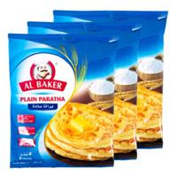 Al Baker Plain Paratha 400g x 3pcs