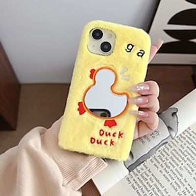 Phone Case For iPhone 15 Pro Max Plus iPhone 14 13 12 11 Pro Max Mini SE X XR XS Max 8 7 Plus Novelty Back Cover Shockproof Plush TPU Plush miniinthebox