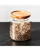 Anchor Hocking 96oz Montana Jar with Acacia Lid