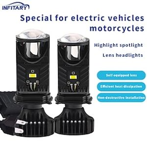 1pcs INFITARY Motorcycle LED Headlamps H4 Light Bulbs 3500 lm 35 W 6000-6500 k 6 Energy Saving Plug and play Super Light For universal All years Lightinthebox