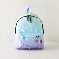 Unkeeper Printed Backpack with Chain Detail and Zip Closure - 43x33x18 cms