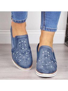 Plain Round Toe Casual Travel Sneakers