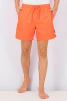 Mens Drawstring Swim Shorts  Orange - thumbnail