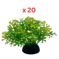 Aquarium Plastic Plant - S231-W2.5XH7 Cm Pack Of 20