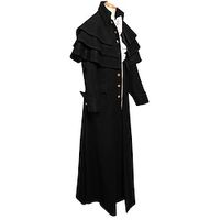 Punk  Gothic Medieval Renaissance 17th Century Coat Outerwear Men's Costume Vintage Cosplay Performance Party Festival Long Sleeve Coat miniinthebox - thumbnail