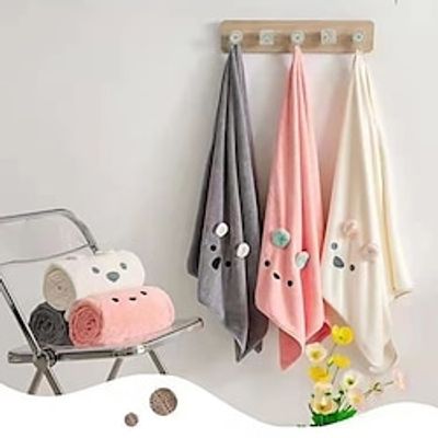 Coral Velvet Koala Rabbit Ear Bath Towel Cute Cartoon Children's Swimming Towel Wedding Gift Lightinthebox Coral Velvet Koala Rabbit Ear Bath Towel Cute Cartoon Children's Swimming Towel Wedding Gift Lightinthebox