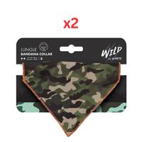 M-Pets Wild Jungle Bandana Collar Small (Pack of 2)