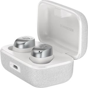 Sennheiser MOMENTUM True Wireless 4 | Bluetooth 5.4 | Crystal-Clear Sound | Adaptive ANC | LE Audio & Auracast | 30H Battery |Silver