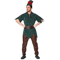 Peter Pan  Wendy Fairytale Peter Pan Cosplay Costume Outfits Adults' Men's Cosplay Performance Halloween Masquerade Halloween Masquerade Easy Halloween Costumes Lightinthebox - thumbnail