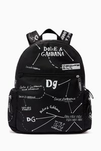Logo Lettering Backpack in Nylon