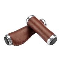 Electra Ergo Classic Grips Faux Leather Short/Long Brown - thumbnail