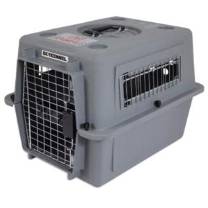 Petmate Sky Pet Kennel 21 Inch Up To 15Lbs, Gray