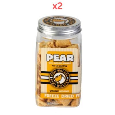 Kiwi Walker Freeze Dried Grain Free Snack Pear Dog & Cat Treats 50G (Pack of 2)