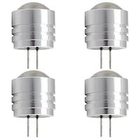 G4 LED Light Bulbs G4 Bi-Pin Base 1W 10W Halogen Bulb Equivalent LED Bulbs for Landscape Ceiling Under Counter Puck Lighting DC12V 1 LED COB Chips 4 Pack miniinthebox - thumbnail