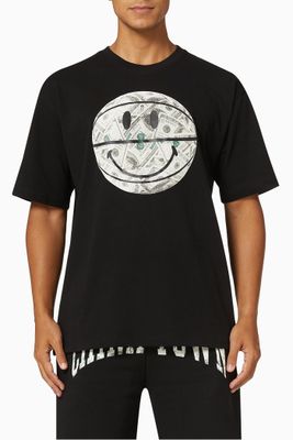Smiley Money Ball T-shirt in Cotton Jersey Smiley Money Ball T-shirt in Cotton Jersey