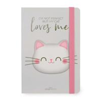 Legami 12-Month Diary - 2024 - Medium Weekly Diary With Notebook - Kitty - thumbnail