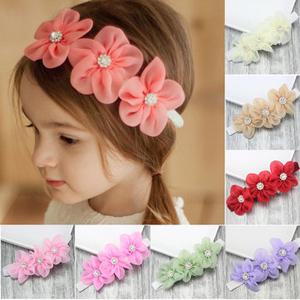 3D Flower Girls Headband