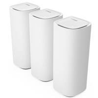 Linksys MBE7003 | Velop Pro 7 | WiFi 7 Router | Tri-Band Mesh WiFi | WiFi Node - 3-Pack | Color White