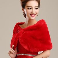 Shrugs Faux Fur Wedding / Party Evening Wedding  Wraps / Fur Wraps With miniinthebox - thumbnail