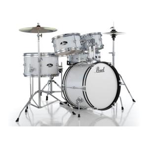 Pearl Roadshow Junior 5-Piece Drum Set With Hardware & Cymbals - Pure White