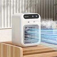 USB Spray Humidification Mini Air Conditioning Fan Desktop Water Cooling Fan Dormitory Mobile Electric Fan Refrigeration Air Cooler Lightinthebox