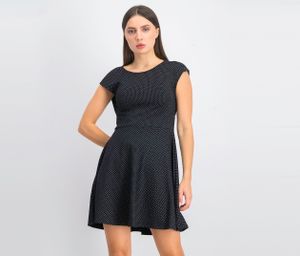 Womens Casual Dress  Black Combo