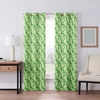 2 Panels Green Strips Curtain Drapes 100% Blackout Curtain For Living Room Bedroom Kitchen Window Treatments Thermal Insulated Room Darkening Lightinthebox - thumbnail