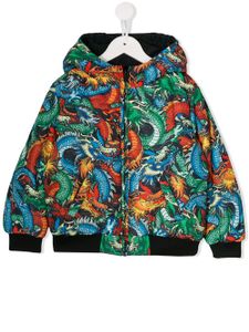 Kenzo Kids Reversible Down Dragon jacket - Black