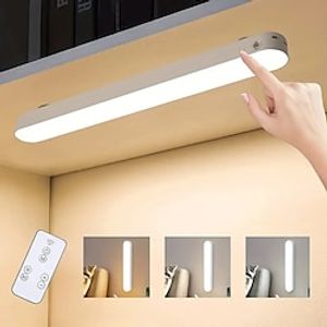 Remote Control Touch Sensing Cabinet Light Wardrobe Light Indoor Lighting USB Rechargeable Night Light Kitchen Cabinet Light Under The Counter Bedroom Dormitory Lighting Lightinthebox
